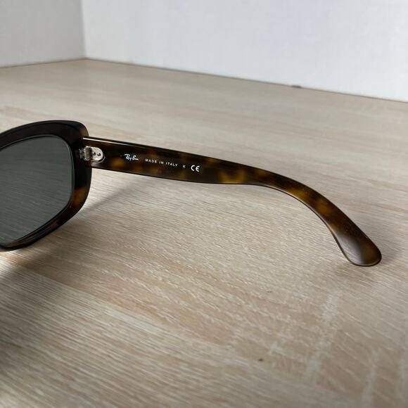 Ray-Ban JACKIE OHH RB4101 710 Cat Eye Tortoise Italy FRAMES ONLY 58-17-135 - Picture 6 of 8